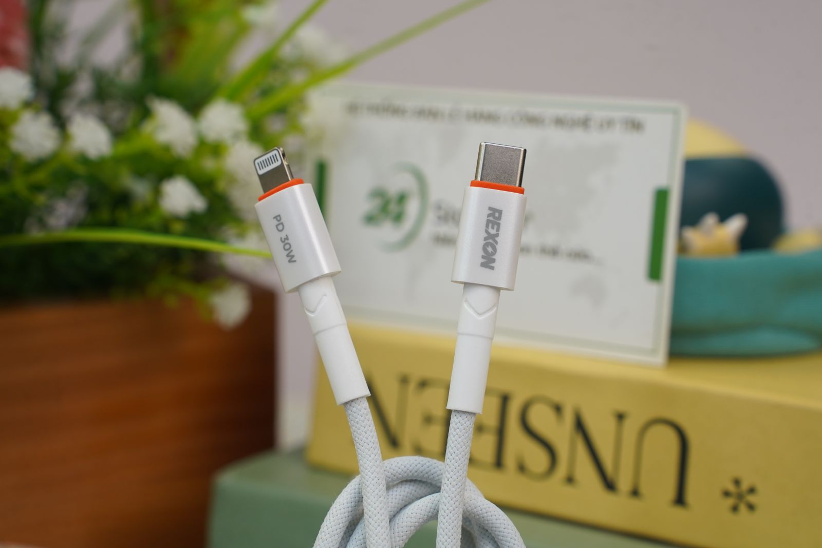 2. Các tính năng nổi bật của cáp sạc Rexon Type C to C 60W 1.2M