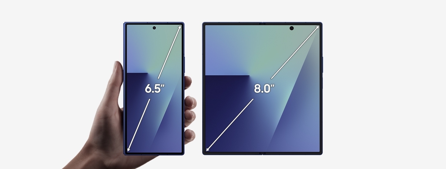 3.3. Màn hình phụ Samsung Galaxy Z Fold7 5G 12GB/256GB Chính Hãng - Trải nghiệm tiện lợi như smartphone truyền thống
