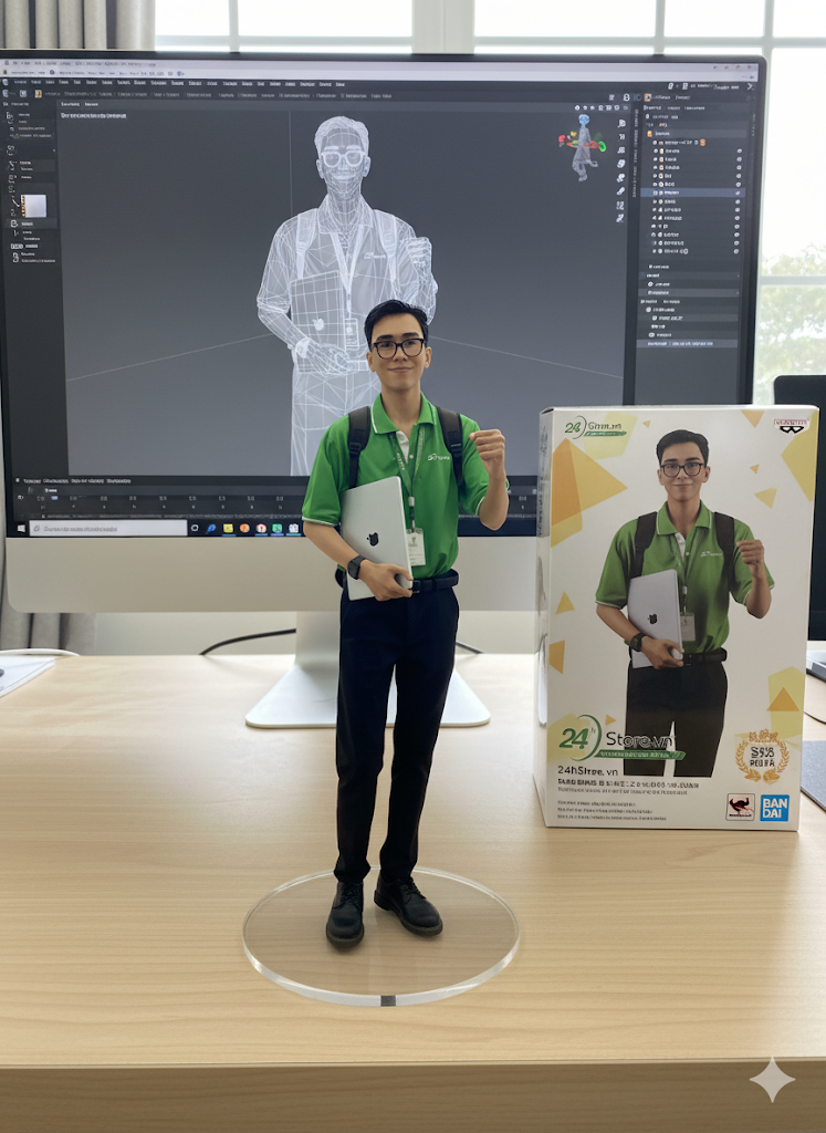 Bước 4: Đợi AI xử lý và tải ảnh về