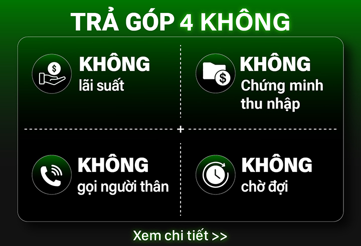 Trả góp 4 không