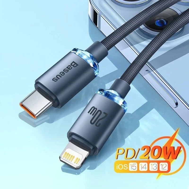 2. Những tính năng nổi bật của Cáp Baseus Crystal Shine Type-C to Lightning 1.2M