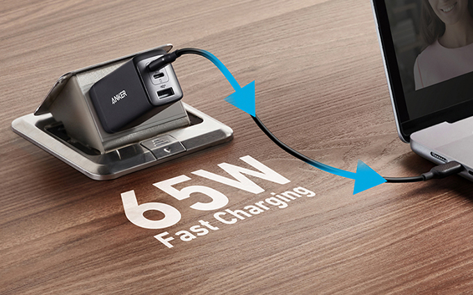 Cốc sạc Anker PowerPort III 3 cổng 65W A2667 4