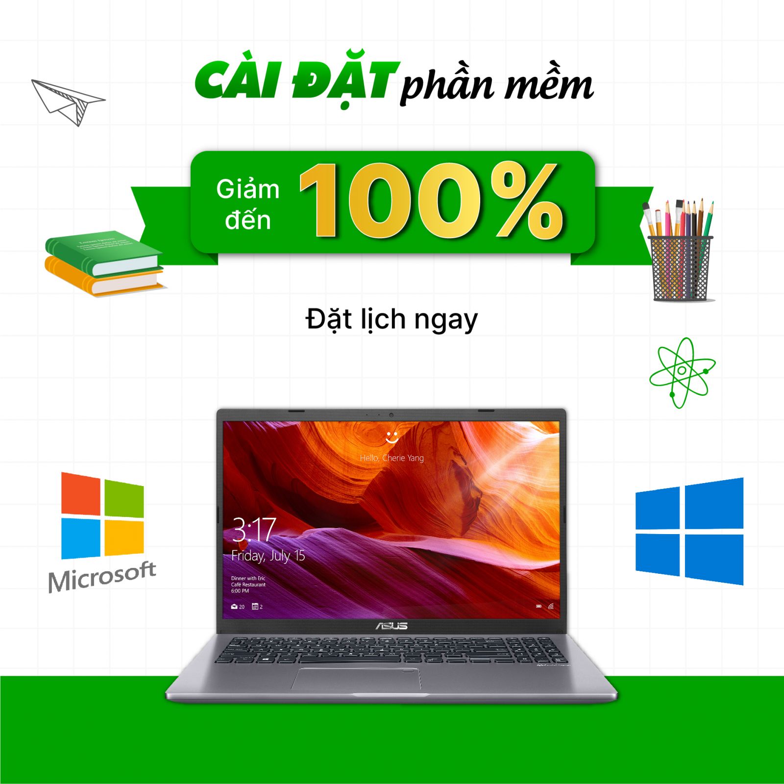 cài đặt phần mềm