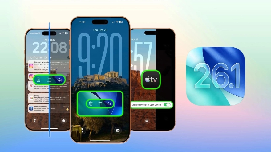 1. Những tính năng mới trên iOS 26.1