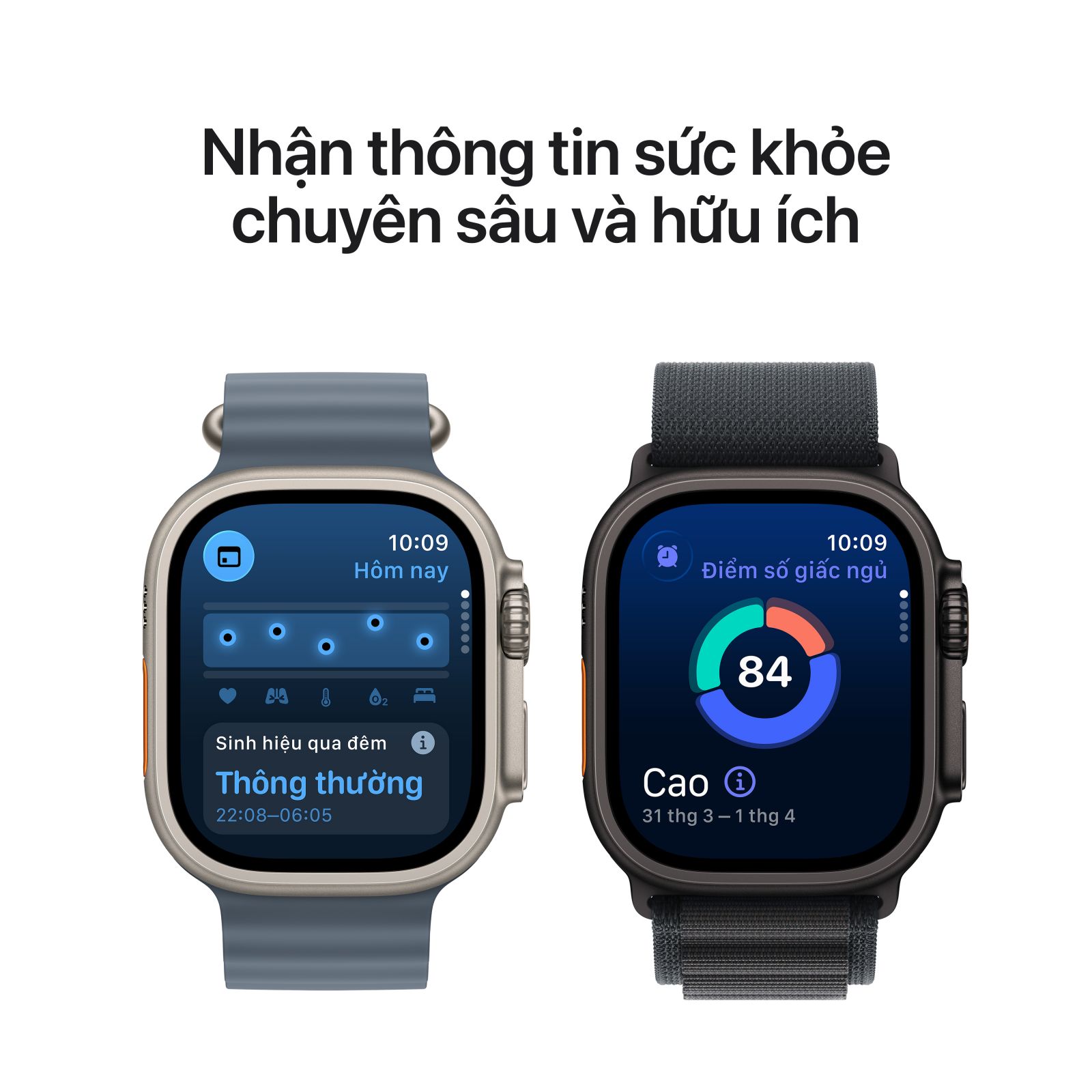 Apple Watch Ultra 3 2025 49mm LTE - Viền Titan dây Milanese Small