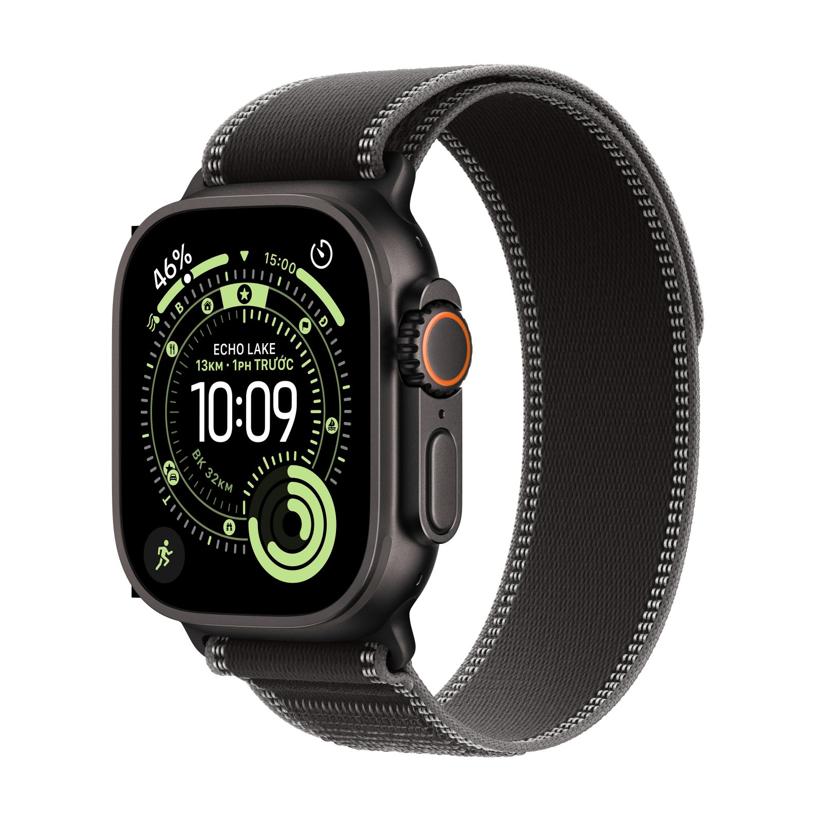 Apple Watch Ultra 3 2025 49mm LTE - Viền Titan dây Trail S/M
