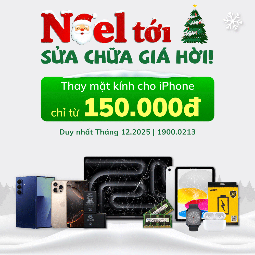 ưu đãi sửa chữa tháng 12