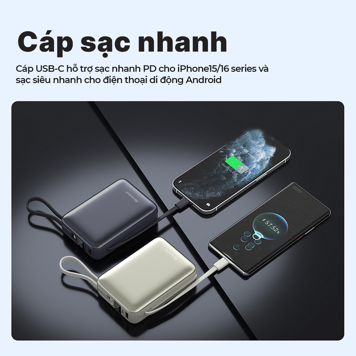 Sạc dự phòng StarGO Star X2 20.000mAh 22.5W