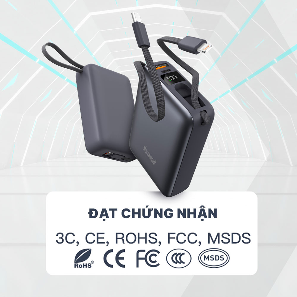 Sạc dự phòng StarGO Star X2 20.000mAh 22.5W