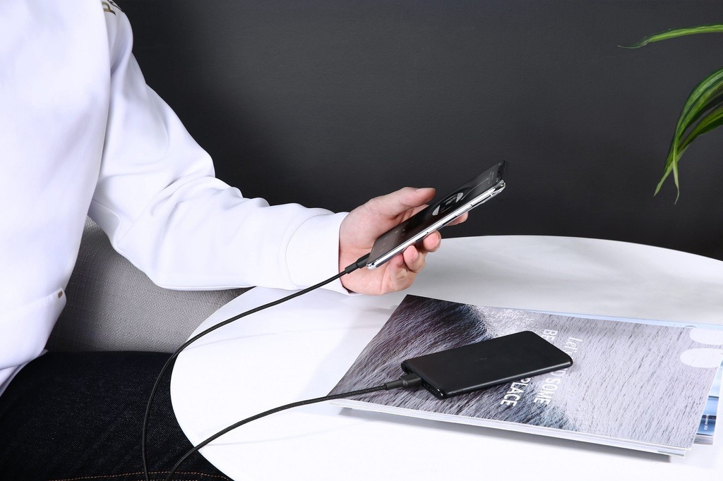Cáp sạc Aukey USB-C to Lightning MFi CB-CL5 1.2M
