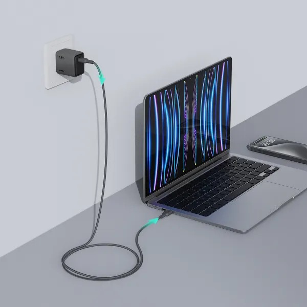 Cáp sạc Aukey CB-DCC063 C-C 60W 1M