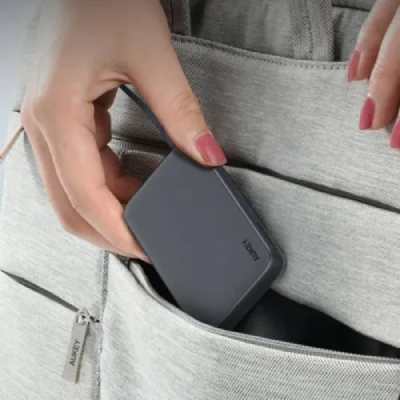 Sạc dự phòng Aukey PB-Y53 Spark Sling 10000mAh 15W kèm cáp USB-C
