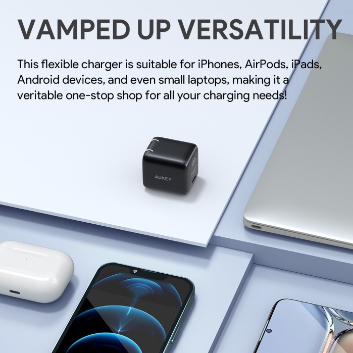 Cốc sạc Aukey Omnia Type-C PD 20W PA-B1T