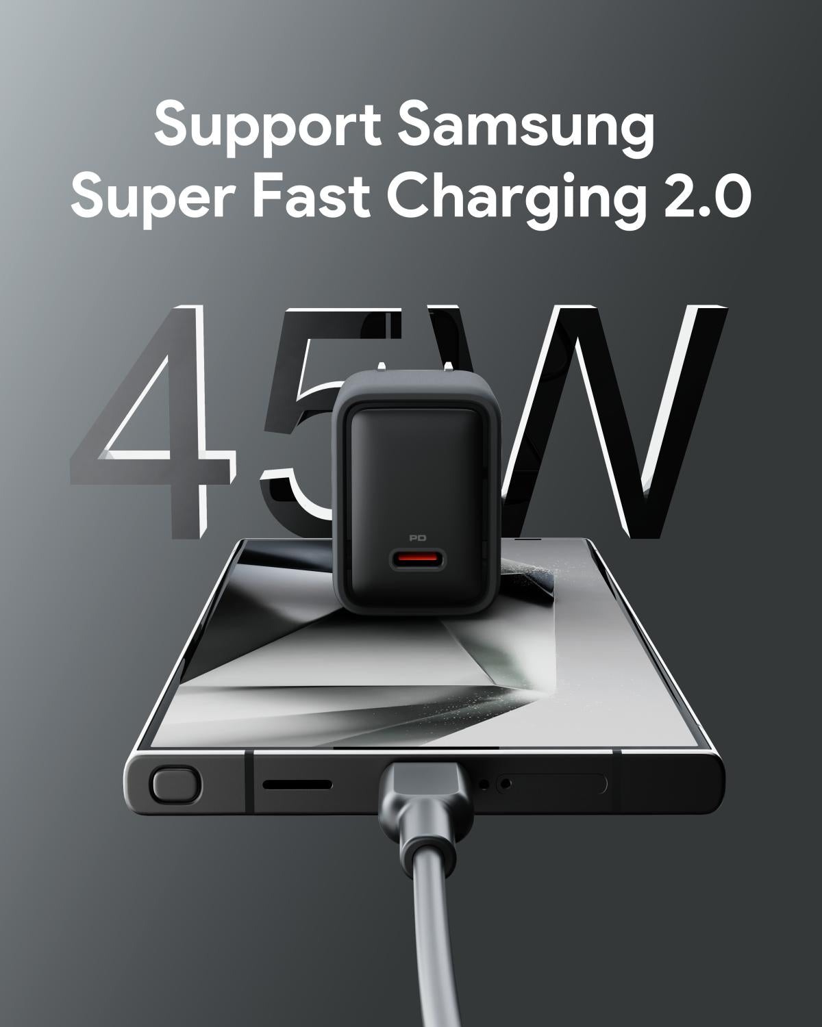 Cốc sạc Aukey Type-C PD 45W PA-C2