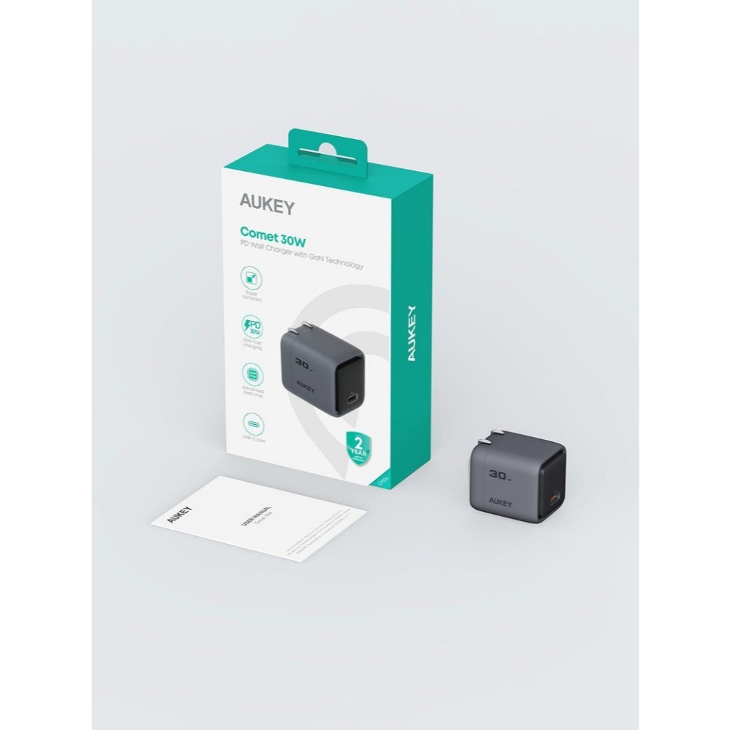 Cốc sạc Aukey Type-C PD 30W PA-C1 Cốc sạc Aukey Type-C PD 30W PA-C1