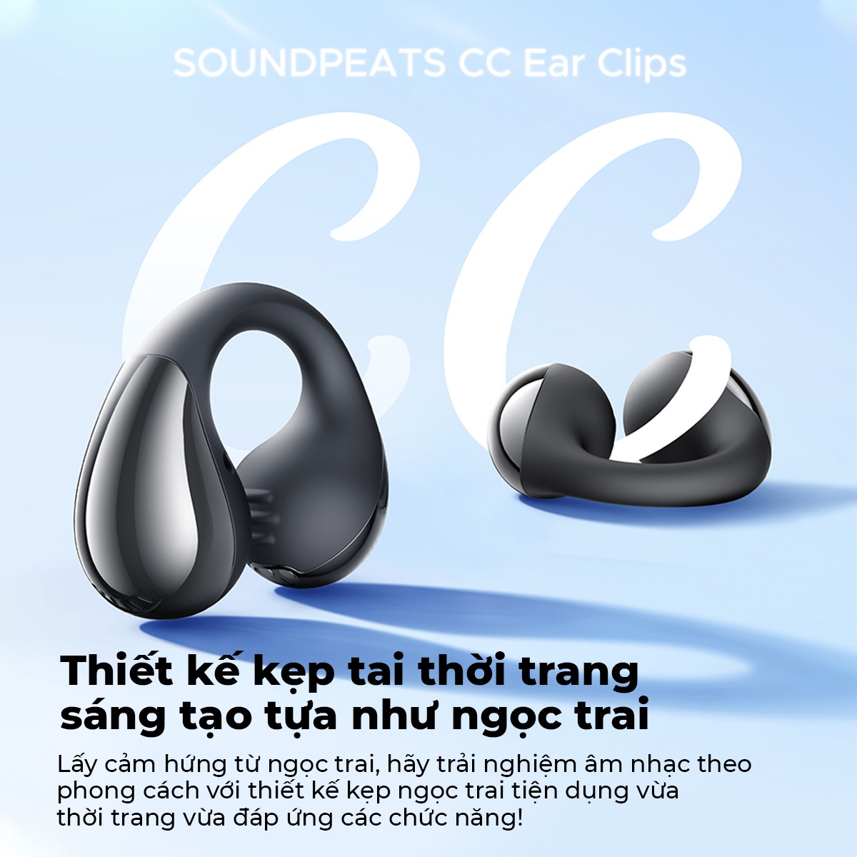 Tai nghe Bluetooth thể thao SoundPEATS Pearlclip Pro Tai nghe Bluetooth thể thao SoundPEATS Pearlclip Pro