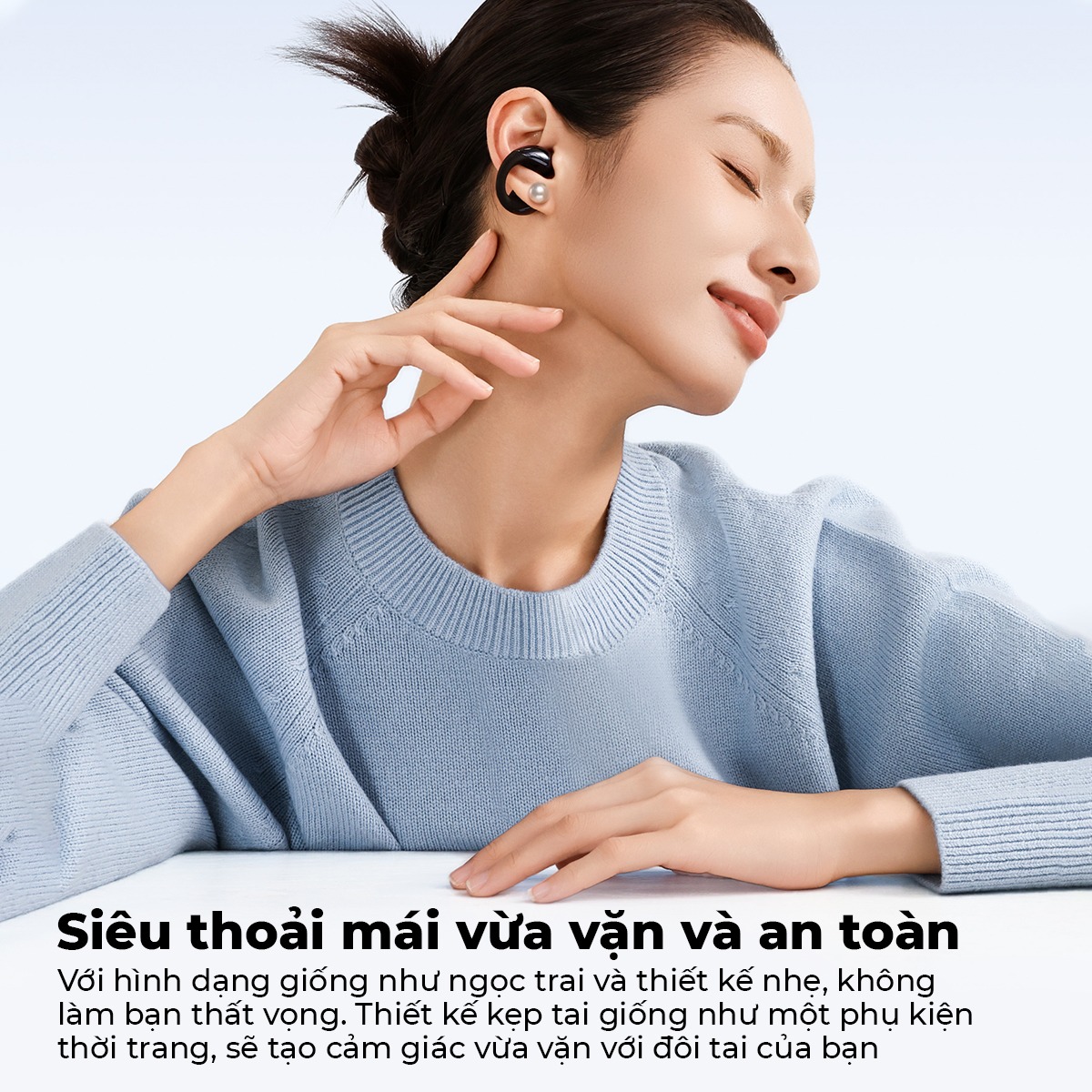 Tai nghe Bluetooth thể thao SoundPEATS Pearlclip Pro Tai nghe Bluetooth thể thao SoundPEATS Pearlclip Pro