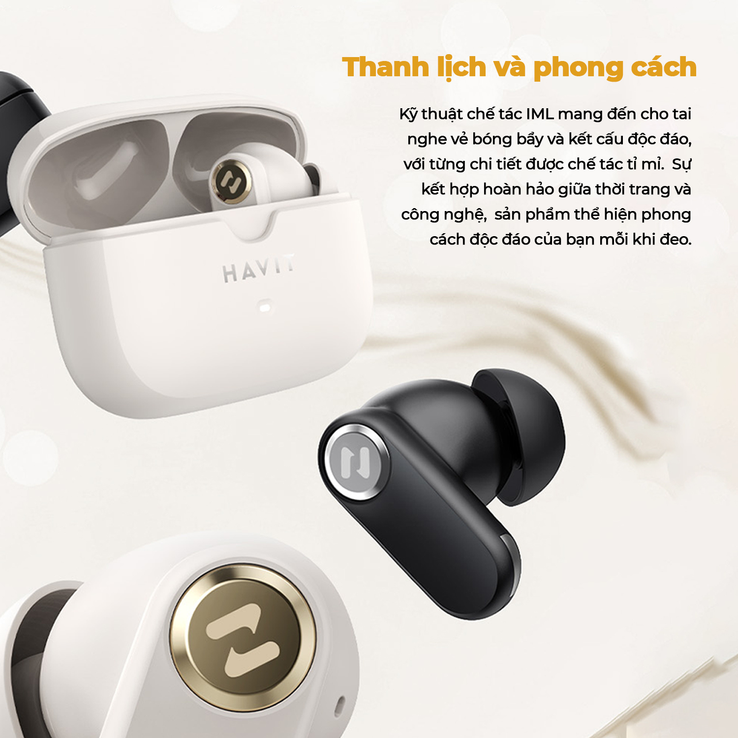 Tai nghe Bluetooth True Wireless Havit TW992 - ANC