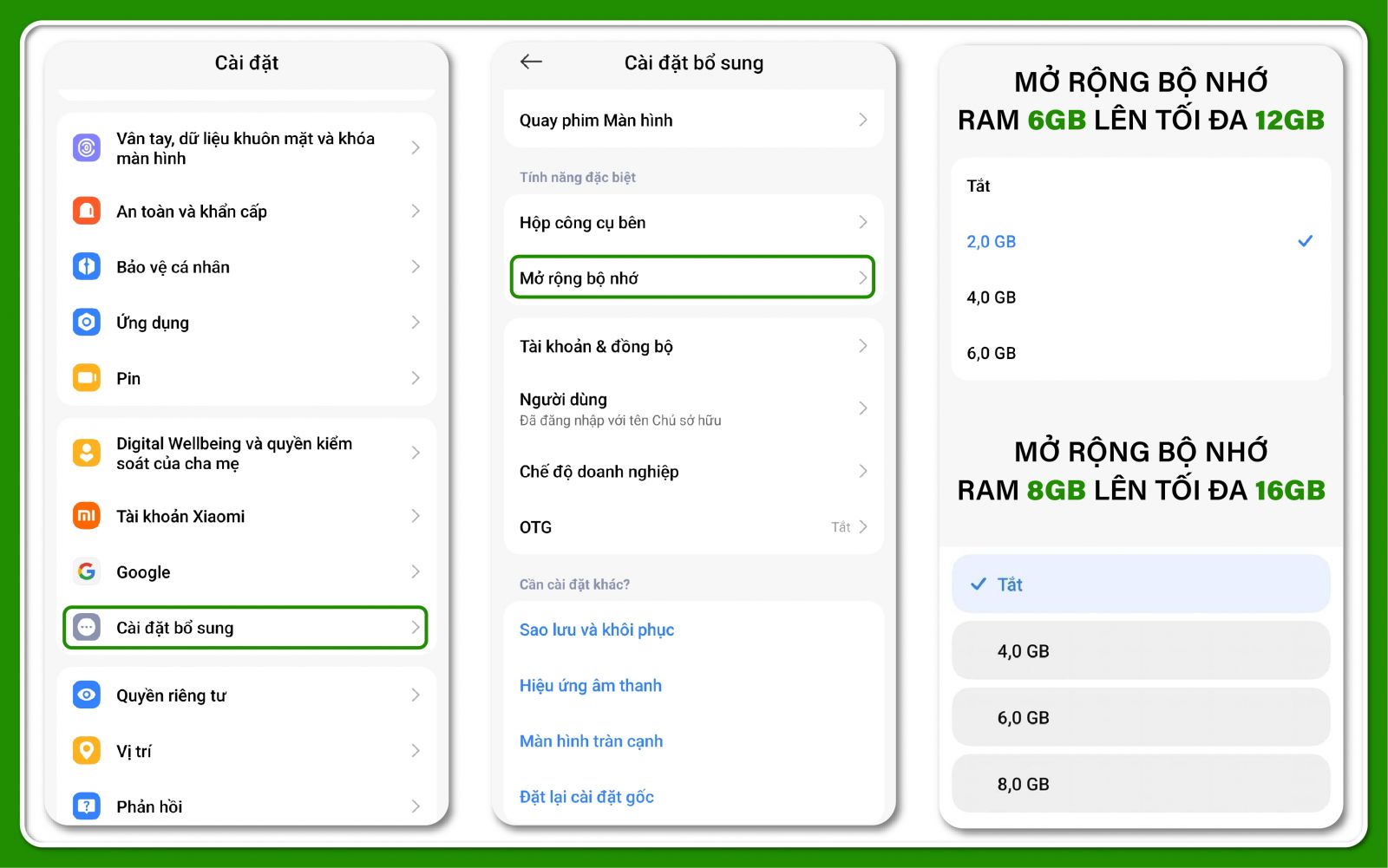 Mẹo mở thêm 6GB RAM ảo trên Xiaomi Redmi 15 | Redmi 15C cực đơn giản! Mẹo mở thêm 6GB RAM ảo trên Xiaomi Redmi 15 | Redmi 15C cực đơn giản!