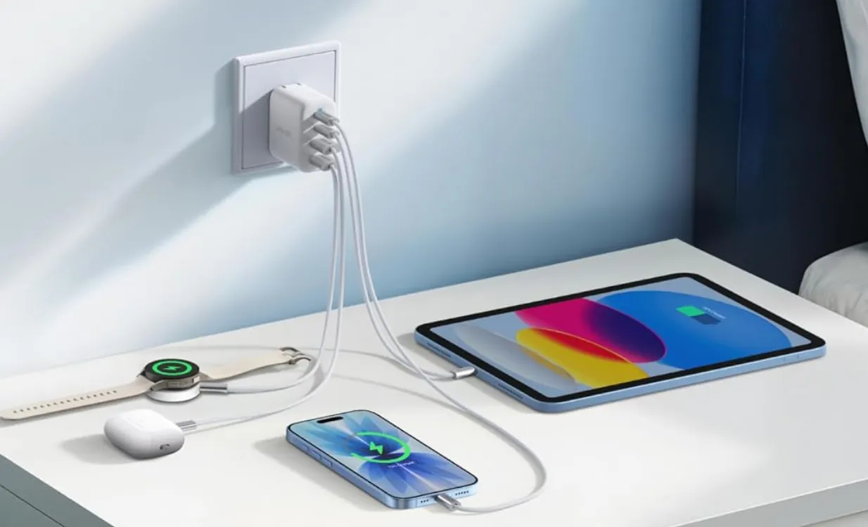 Cốc sạc Anker Zolo 2C2A 50W A121E 5