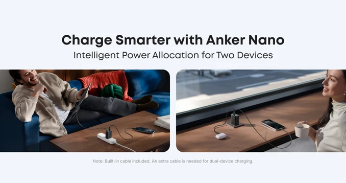 Sạc Anker Nano 1C 35W tích hợp cáp USB-C rút gọn A2658 5 Sạc Anker Nano 1C 35W tích hợp cáp USB-C rút gọn A2658 5