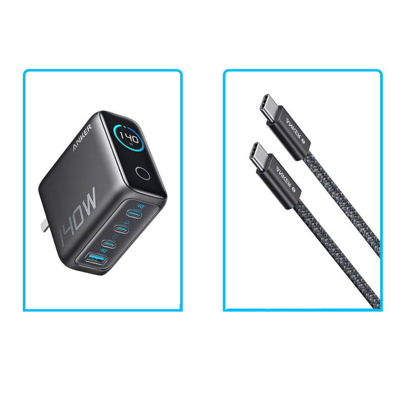 Sạc Anker Zolo 3C1A 140W kèm cáp USB-C B2697