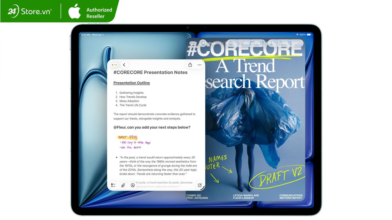 Hiệu năng đột phá nhờ chip M4 và RAM 12GB