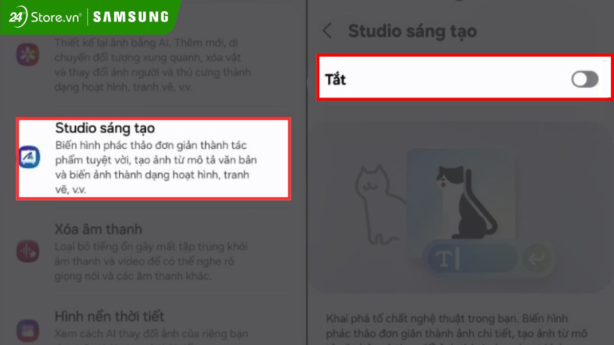 Bật Creative Studio trước khi bắt đầu 2