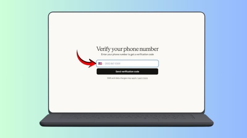Bước 2: Xác minh số điện thoại và chọn phiên bản Sonnet 4.6.