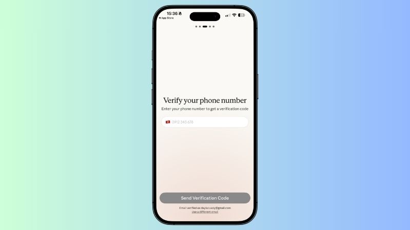 Bước 4: Nhập số điện thoại xác minh và hoàn tất đăng nhập.