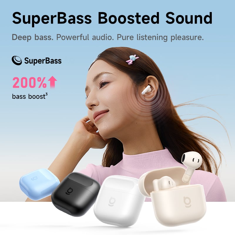 Tai nghe True Wireless Baseus Bass BS2 Lite
