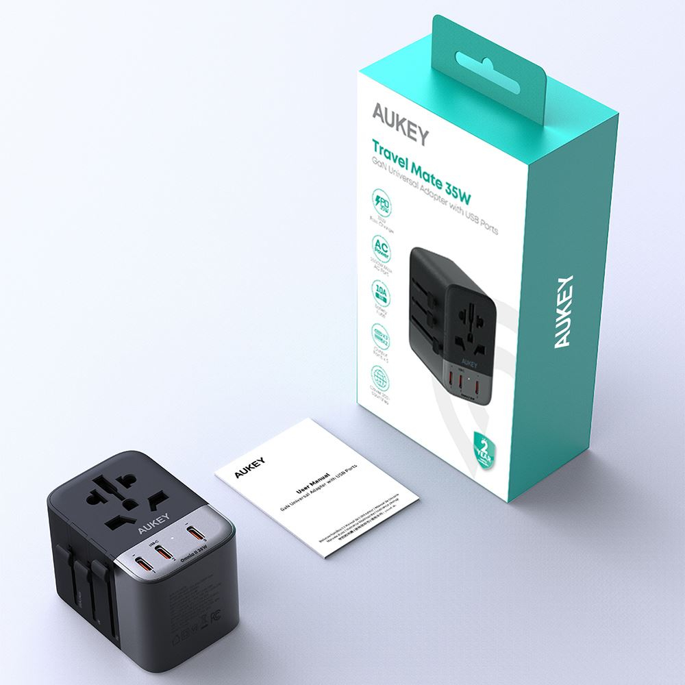 Củ sạc đa năng Aukey PA-TA07A PD35W nhiều cổng 4