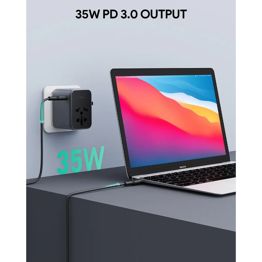 Củ sạc đa năng Aukey PA-TA07A PD35W nhiều cổng