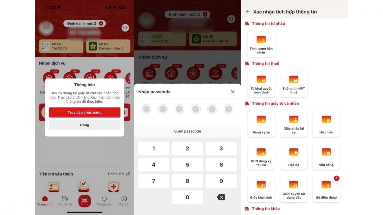 Xác thực SIM chính chủ qua VNeID