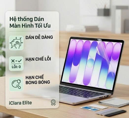 Miếng dán màn hình JCPAL Clear MacBook Neo 13 inch