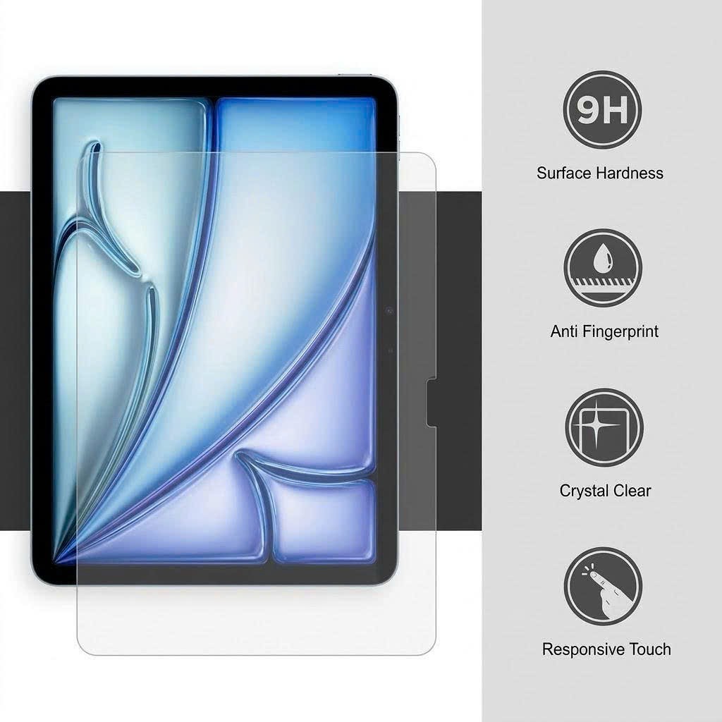 Miếng dán cường lực Dux Ducis Full Screen Glass cho iPad Air M2/M3/M4 11-inch