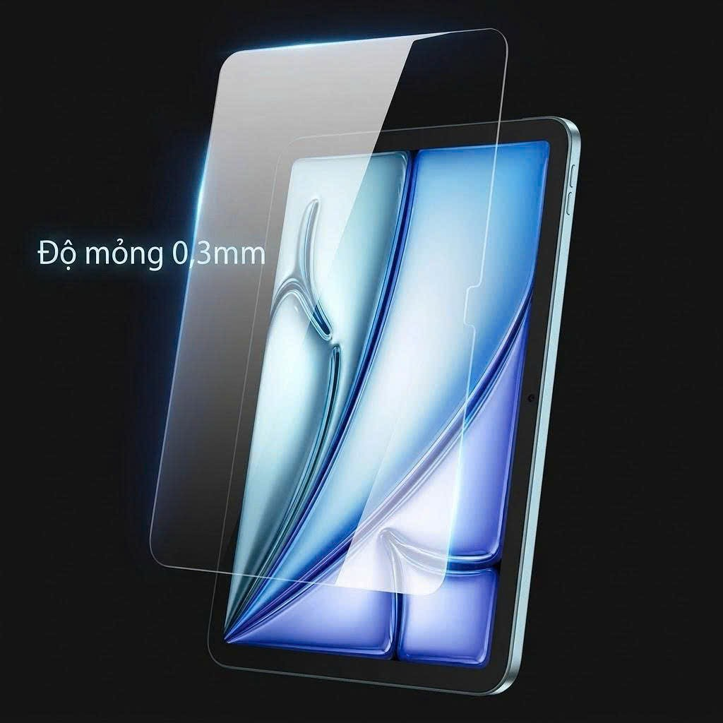 Miếng dán cường lực Dux Ducis Full Screen Glass cho iPad Air M2/M3/M4 11-inch
