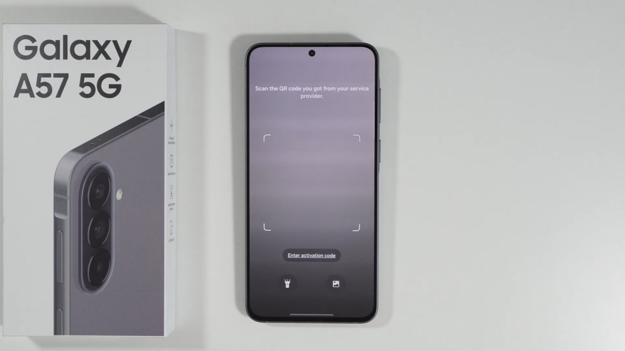 eSIM trên Galaxy A57