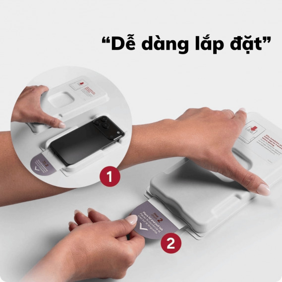 Dán cường lực iPhone 17 ZAGG Plus Edge