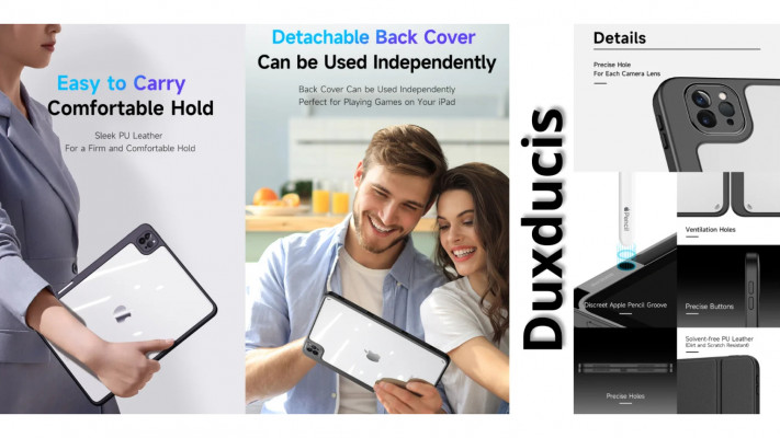 Bao da Dux Ducis Magi iPad Air M2/M3/M4 11“/iPad Air 4/5 10.9” Bao da Dux Ducis Magi iPad Air M2/M3/M4 11“/iPad Air 4/5 10.9”