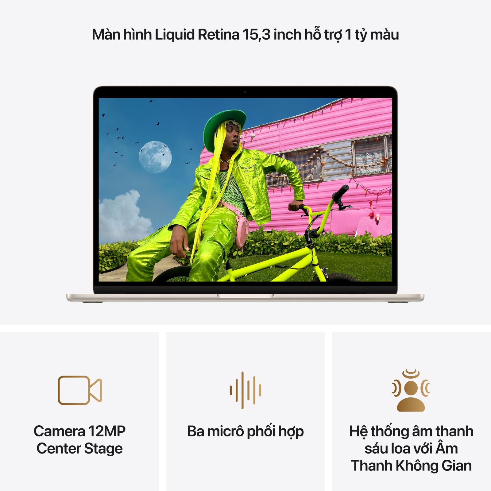 MacBook Air M5 15 inch 2026 10 CPU 10 GPU 16GB/512GB 4