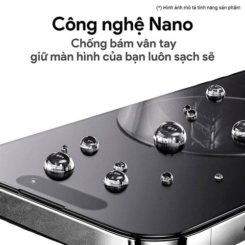 Miếng dán cường lực iPhone 16 Pro Max Dekey Deluxe