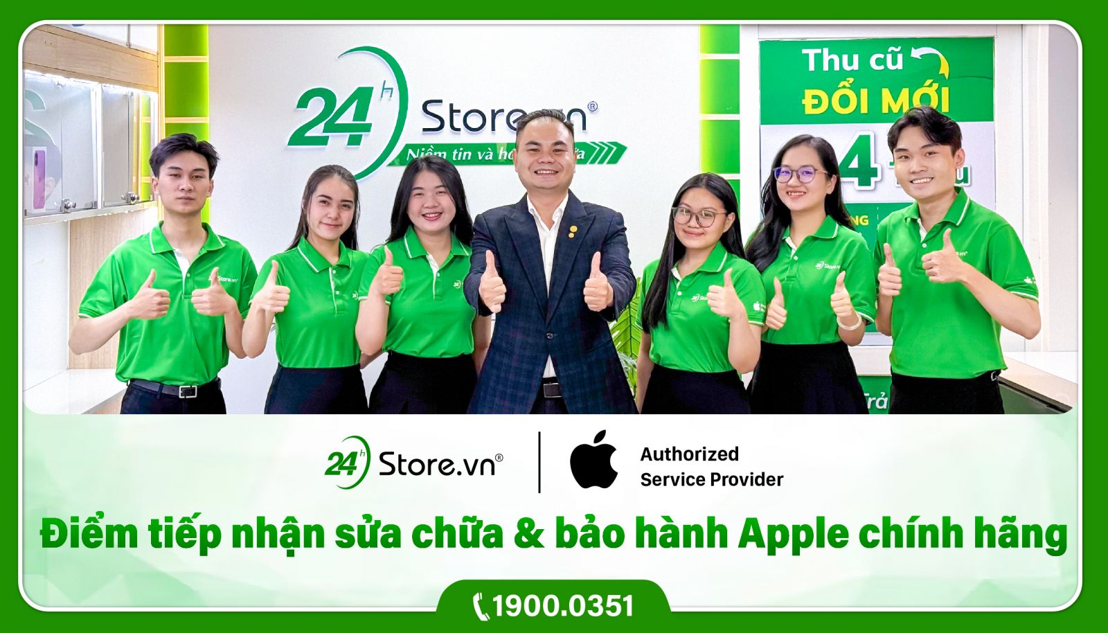 24hStore - Điểm tiếp nhận sửa chữa & bảo hành Apple chính hãng