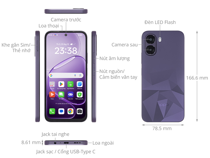 OPPO A6t 4GB/64GB Chính hãng 3