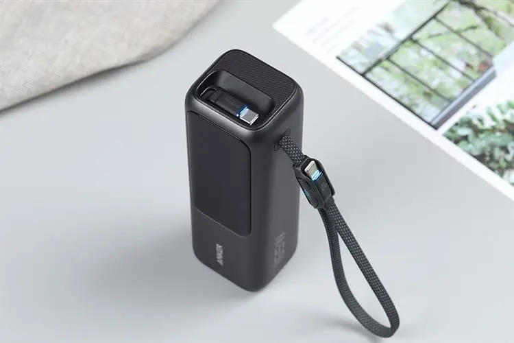 Pin dự phòng Anker Zolo 25000mAh 165W 1C1A tích hợp cáp USB-C A1695
