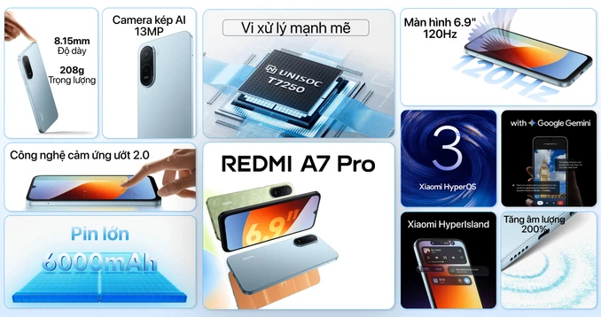 Xiaomi Redmi A7 Pro 4GB/128GB Chính hãng 9 Xiaomi Redmi A7 Pro 4GB/128GB Chính hãng 9
