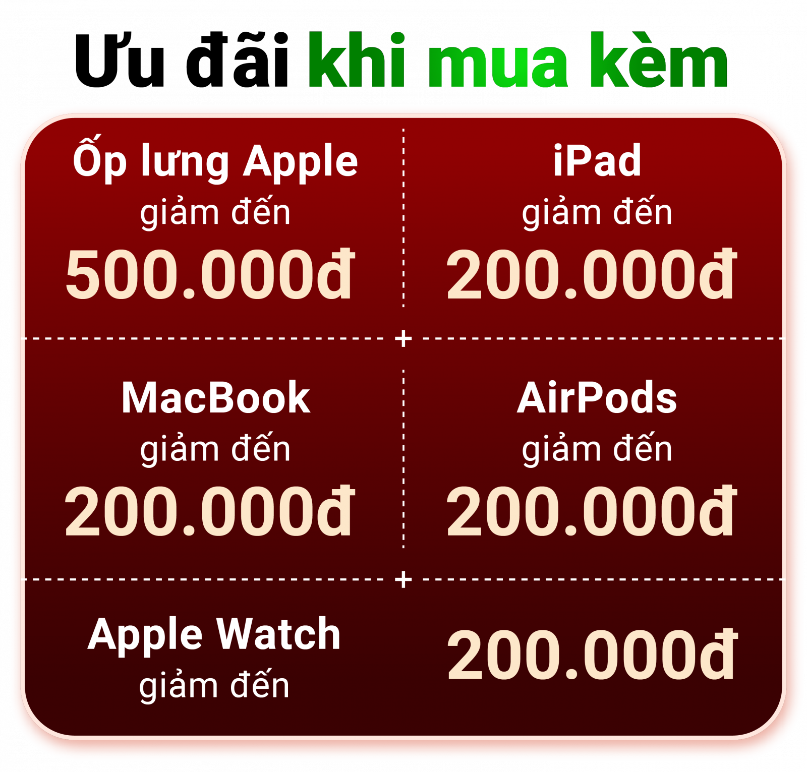Ưu đãi mua kèm