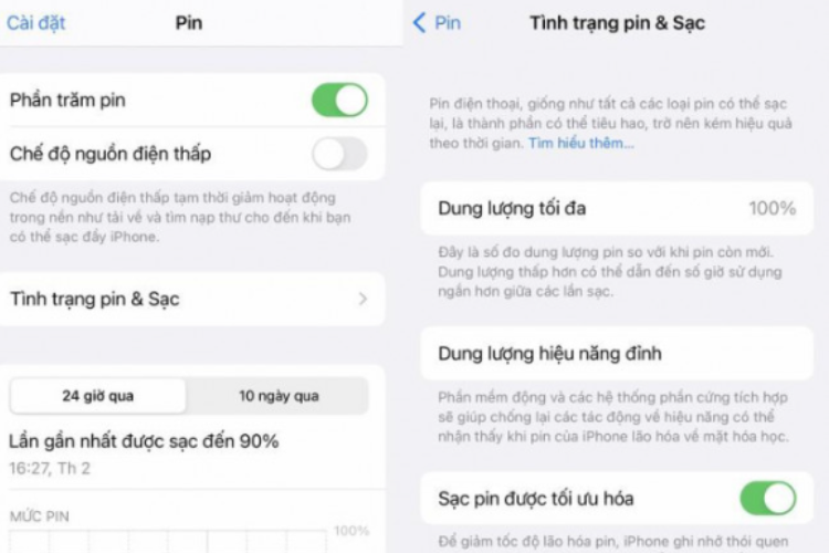 5 mẹo kéo dài tuổi thọ pin trên iOS 16 người dùng có thể kiểm tra chi tiết mức độ tiêu hao. Sử dụng pin của từng ứng dụng.