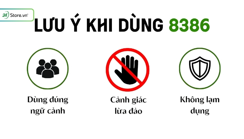 Lưu ý khi dùng 8386 mãi đỉnh