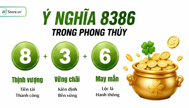 Ý nghĩa 8386 trong phong thuỷ